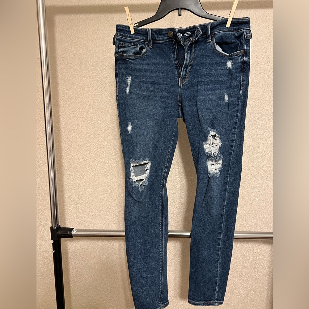 Old Navy Rockstar Super Skinny Mid Rise Jeans SZ 8